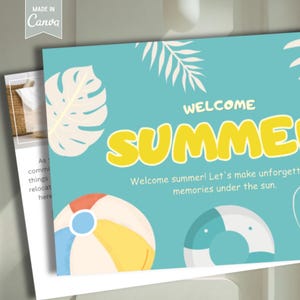 Summer Real Estate Postcard Template | Summer Postcard | Real Estate Agent Postcard | Summer Real Estate Marketing Material | Summer Mailer