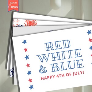 Real Estate Fourth Of July Postcard Bundle | Independence Day Postcard | Real Estate Postcard | Real Estate Marketing | 4th of July Postcard