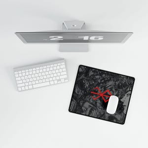 Berserk Guts Anime Mousepad: Large Manga Desk Mat image 9