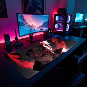 Gojo Satoru Mousepad: Jujutsu Kaisen Anime Desk Mat