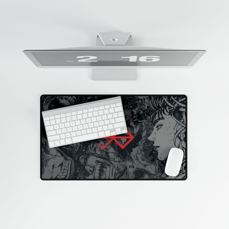 Berserk Guts Anime Mousepad: Large Manga Desk Mat image 10