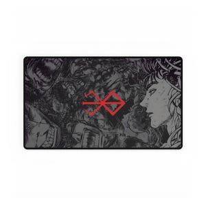 Berserk Guts Anime Mousepad: Large Manga Desk Mat image 6