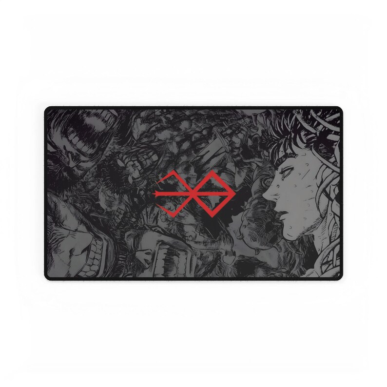 Berserk Guts Anime Mousepad: Large Manga Desk Mat image 6