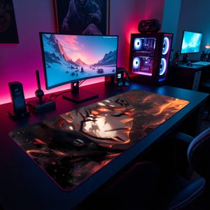 Gojo Satoru Anime Mousepad: Jujutsu Kaisen XL Desk Mat