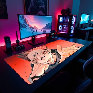 Jujutsu Kaisen Desk Mat: Gojo Satoru Anime Mousepad