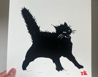 Angry Girl Mini Print