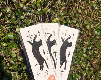 Hand Printed Bookmark - Big Stretch