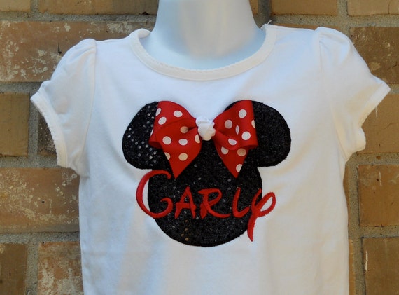 bling minnie mouse shirt