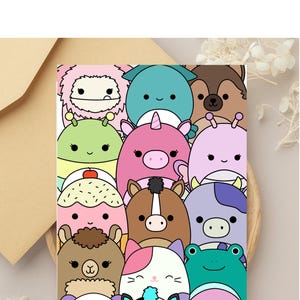 squishmallow Birthday Card Funny squishy Pun Card for squishmallow Lovers Cute Happy Birthday Greeting card squishmallow birthday