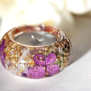 Tea light candle holder gift set, Gift box for her, Christmas gift set for her