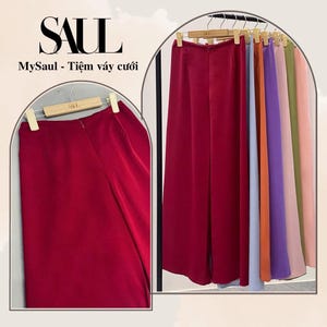 Quần mặc cùng Áo dài - Traditional Ao Dai Pants for Women – Tay Thi Silk, Breathable & Durable, Multiple Colors