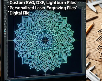 Custom Laser Cut Design Service | SVG, DXF, Lightburn Files (Digital Download)