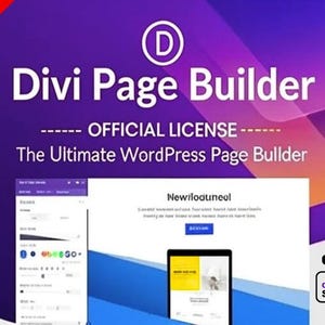 Plugin Divi Page Builder para WordPress con licencia de por vida: GPL (descarga instantánea, guía en PDF)