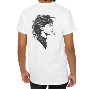 Medusa T-Shirt, Greek Mythology Shirt, Feminine Power Tee, Gothic Graphic Tee, Dark Academia Aesthetic, Greek Goddess Shirt, Mythology Gift