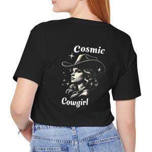 Cosmic Cowgirl Shirt, Western Aesthetic Graphic Tee, Retro Country T-Shirt, Rodeo, Space Cowgirl Outfit, Yeehaw Galaxy Tee