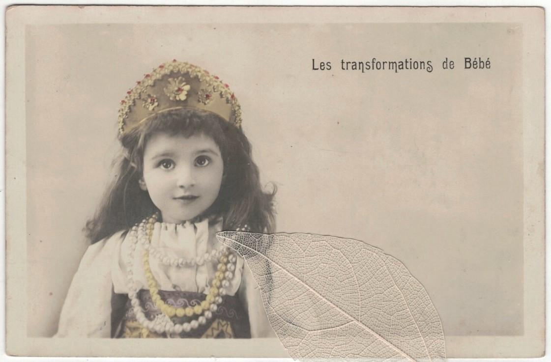 未使用 1905年以前のココシュニックのヘッドドレスと黄色と白の真珠の 