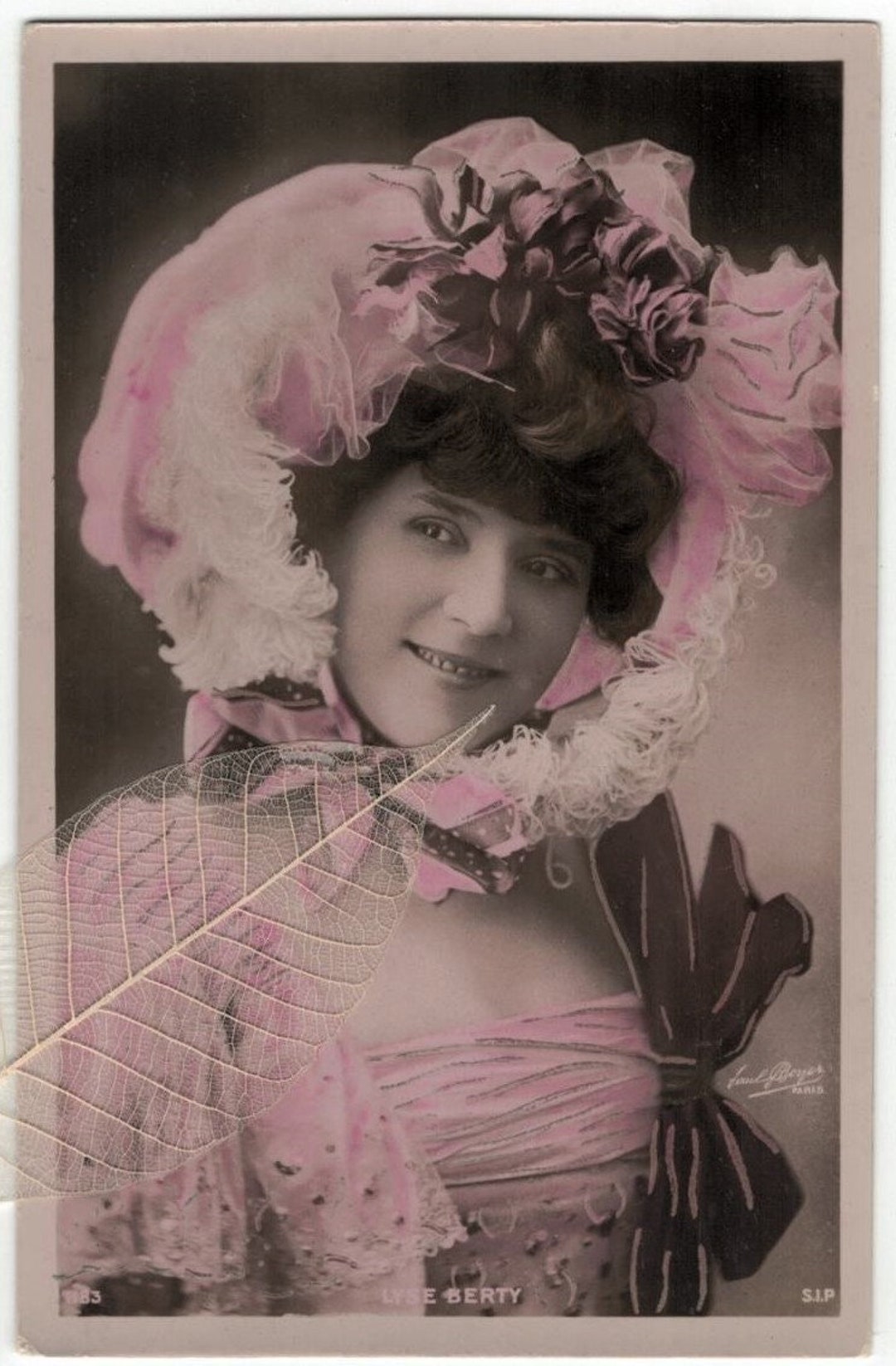 LYSE LISE BERTY 1943 French Operetta Actress Comedian & Singer in ...