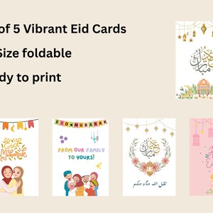 Cartões de felicitações Eid para imprimir
