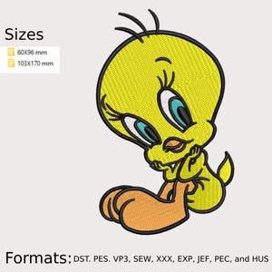 Cute Baby Duck Embroidery Design