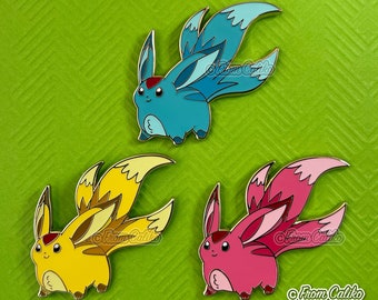 Final Fantasy XIV Enamel Pins - FFXIV Carbuncle Glow in the Dark Hard Enamel Pin