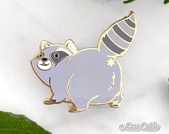 Raccoon Trash Panda Butt Hard Enamel Pin