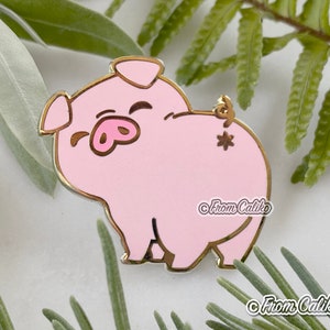 Pig Butt Hard Enamel Pin