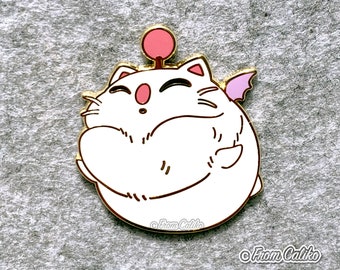 Final Fantasy Fat Moogle Emaille Pin