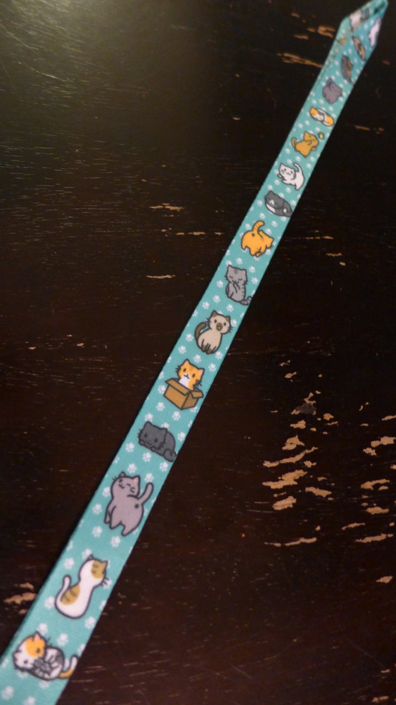 Adorable Cat Lanyard Neko Atsume Style image 4