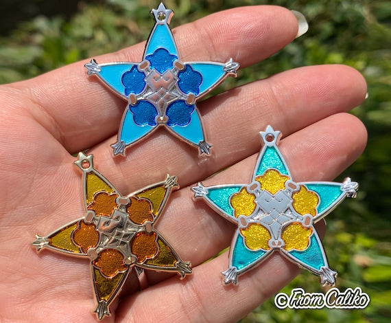 Kingdom Hearts Wayfinders Ventus Aqua Terra Wayfinder Enamel Pin