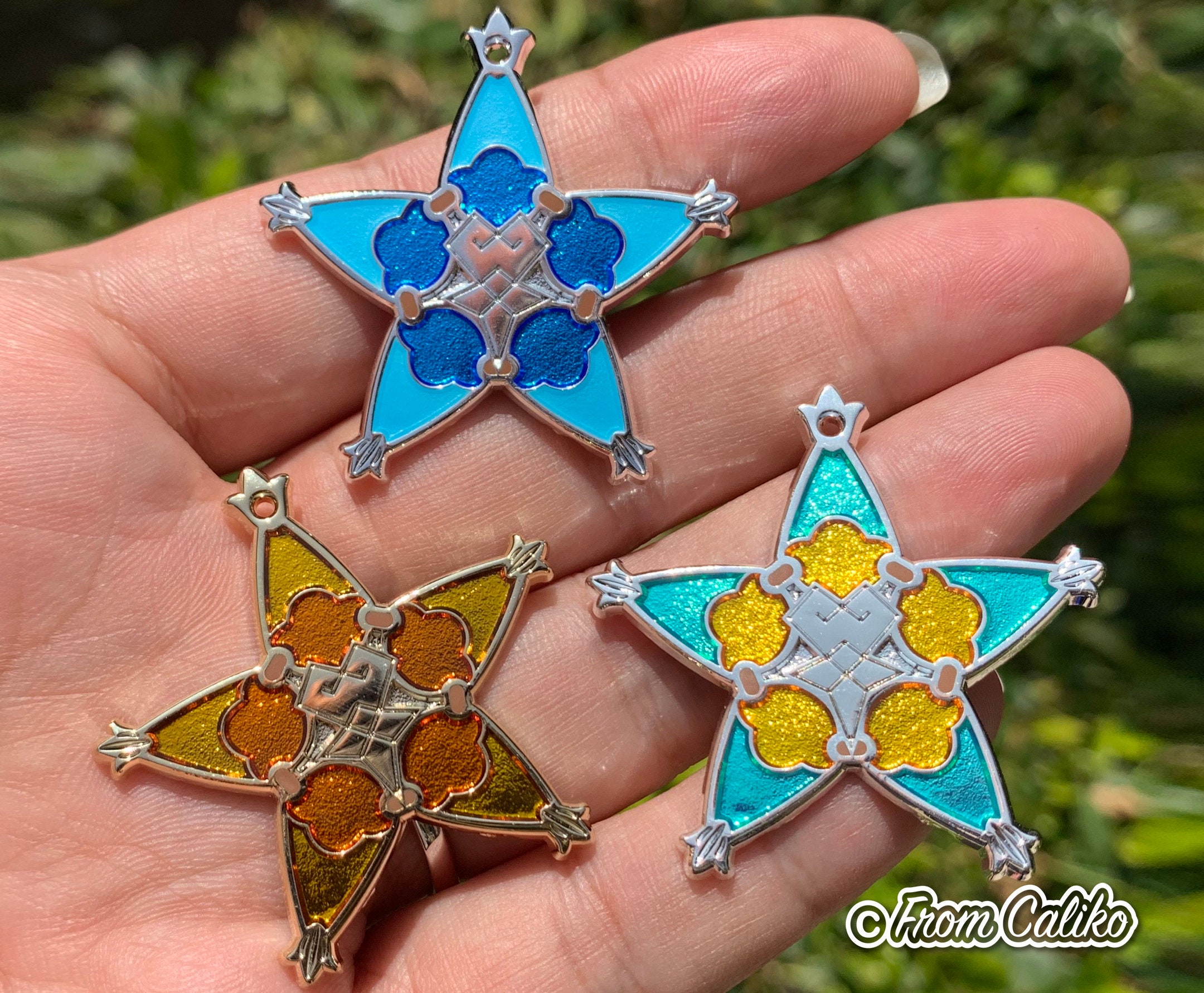 Kingdom Hearts Wayfinders Ventus Aqua Terra Wayfinder Enamel Etsy