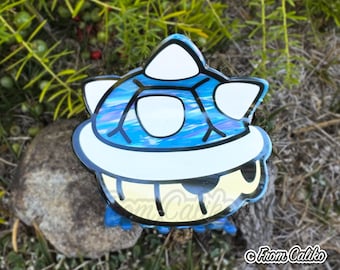 First Place Blue Shell Hair Claw