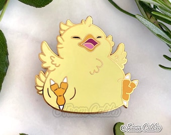 Fat Chocobo Hard Enamel Pin - Final Fantasy