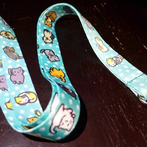 Adorable Cat Lanyard - Neko Atsume Style