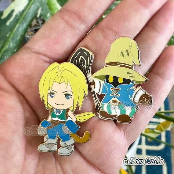 Final Fantasy IX 9 FF9 Enamel Pins - Zidane and Vivi - Etsy