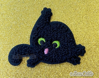 Parche termoadhesivo o adhesivo de Void Cat Black Cat.