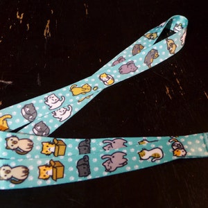 Adorable Cat Lanyard Neko Atsume Style image 3