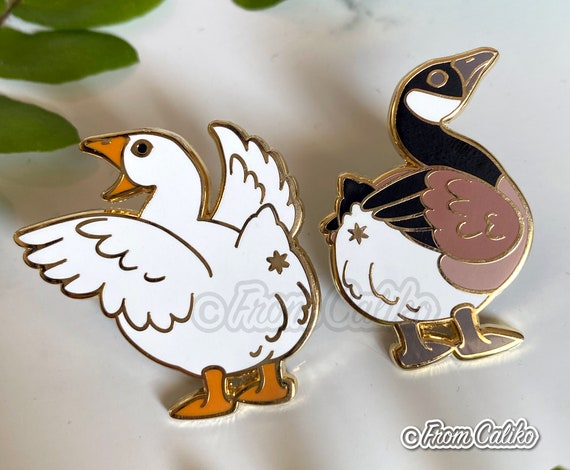 Daily Life of Ducks Enamel Pins Custom School Duck Brooch Bag