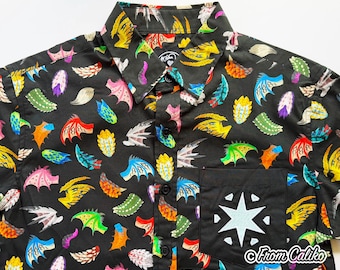 Monster Hunter Button Up Shirt