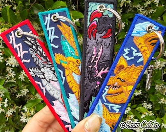 MonHun Jet Tags - Glow in the Dark Rey Dau Stygian Zinogre Gore Magala