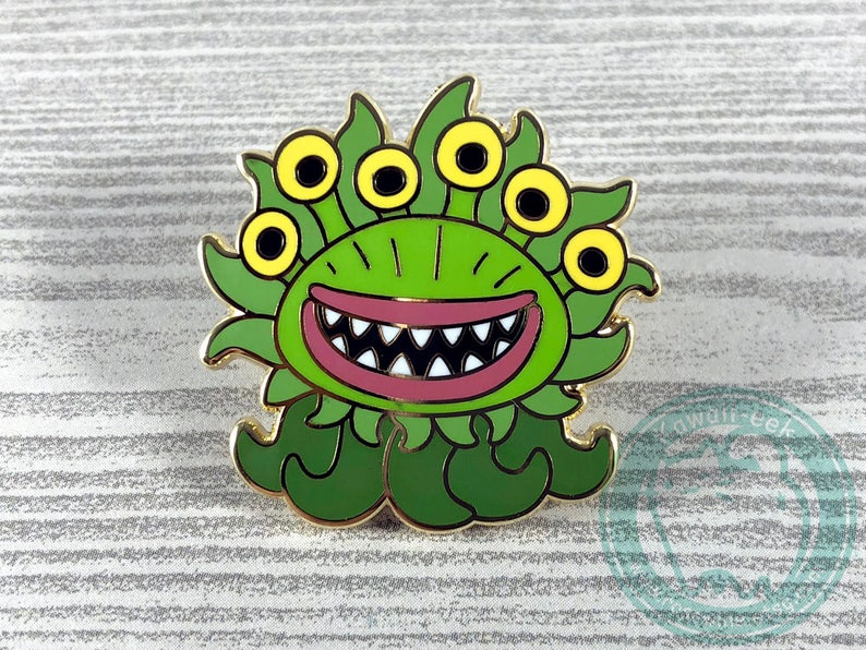 Final Fantasy Monster Enamel Pins Marlboro Behemoth Flan Bomb Iron Giant image 2