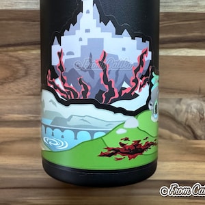 Legend of Zelda Tears of the Kingdom Water Bottle Wrap Sticker
