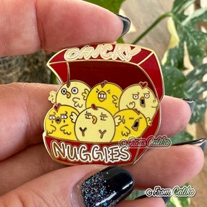 Chicky Nuggies Enamel Pin Chicken Nuggets Pin - Etsy
