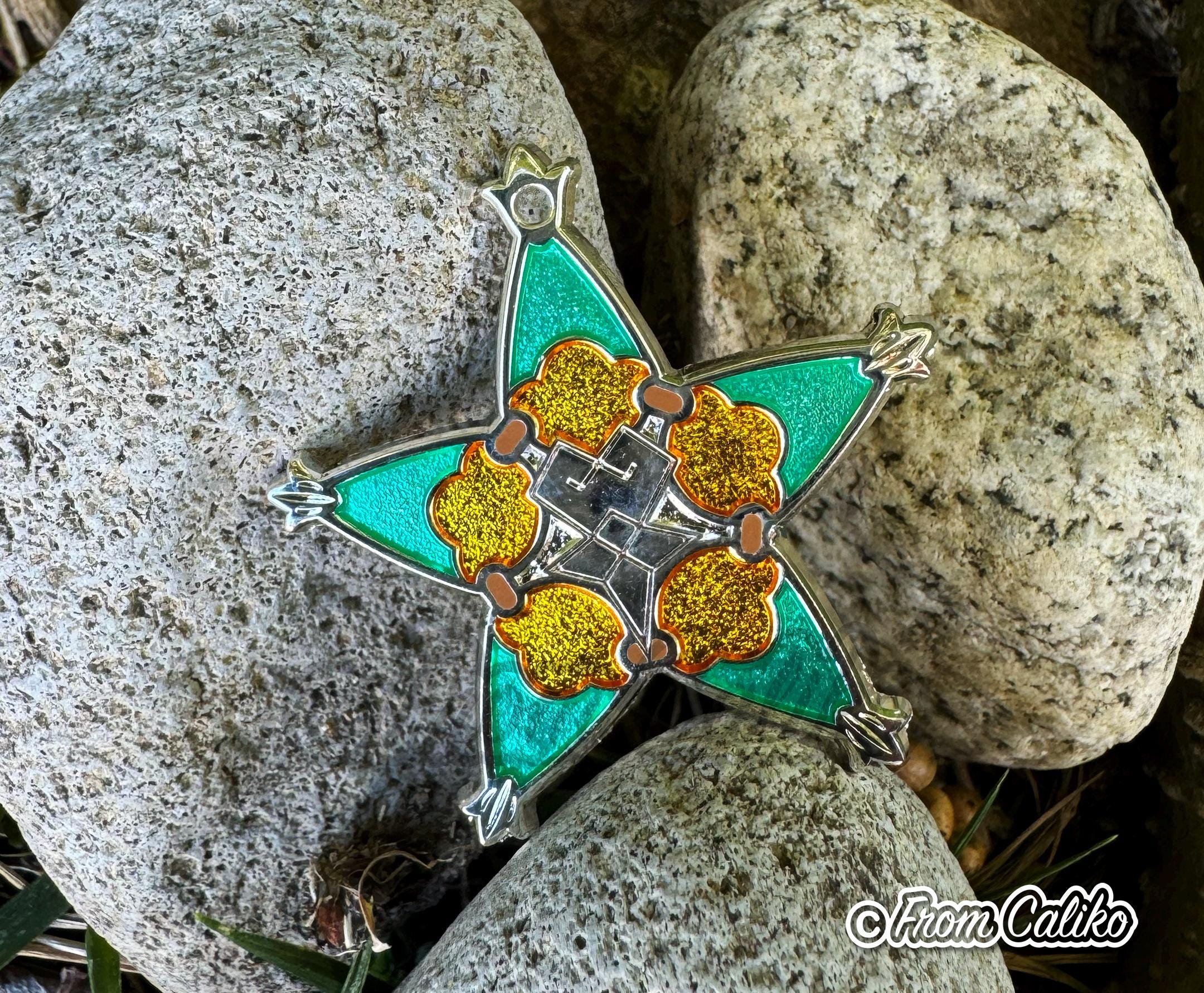 Kingdom Hearts Wayfinders Ventus Aqua Terra Wayfinder Enamel Pin