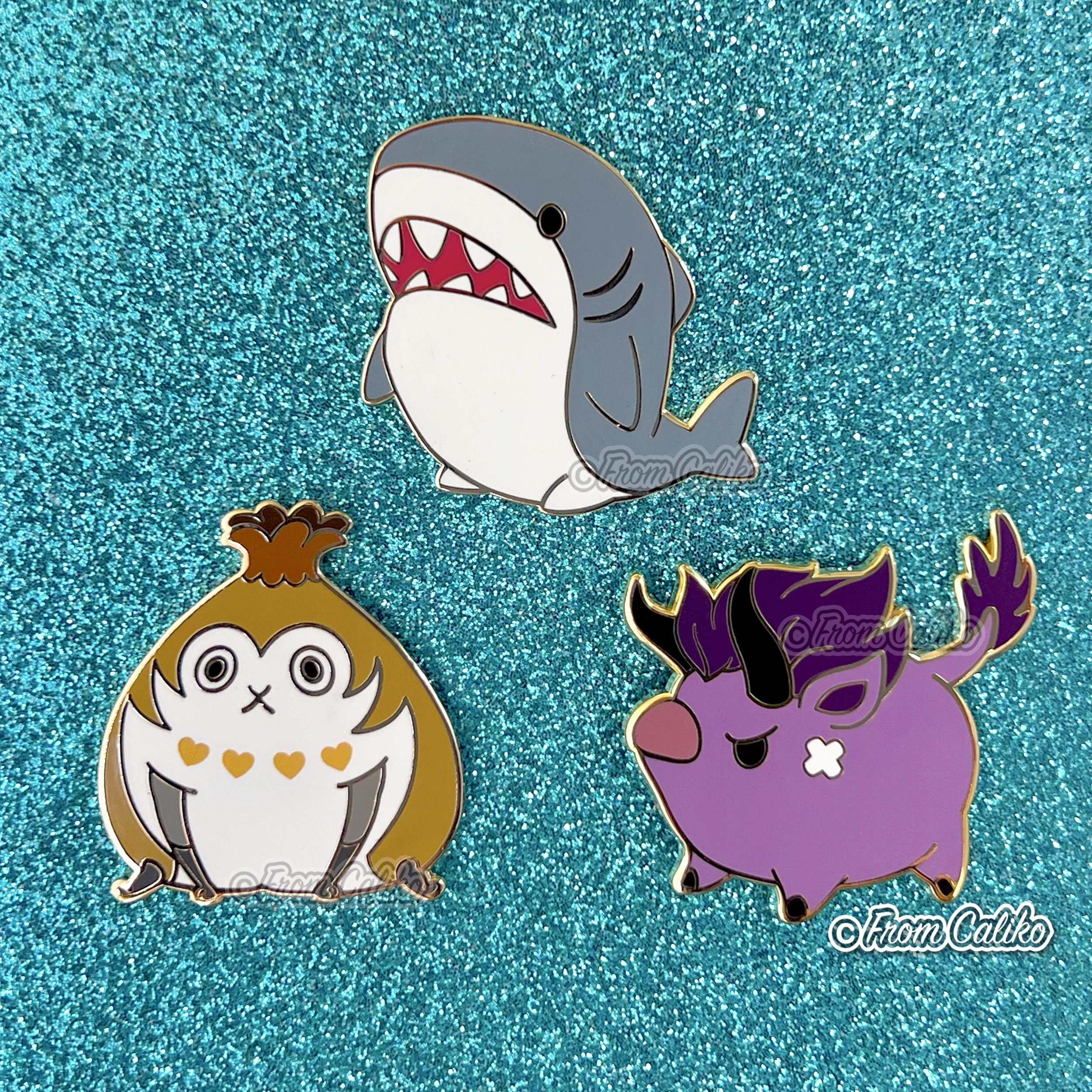 Final Fantasy XIV Enamel Pins - FFXIV Major General Paissa Baby Behemoth Hard Enamel Pin