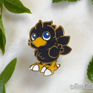 Final Fantasy Enamel Pins Cactuar Chocobo Moogle Tonberry King Black Chocobo