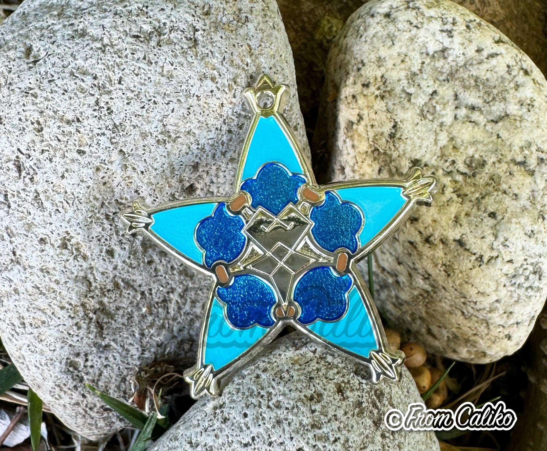サ*ナ様 idea　イデア　綺羅　リング　k10 スターサファイア　オパール　パ Kingdom Hearts Wayfinders Ventus Aqua Terra Wayfinder Enamel Pin