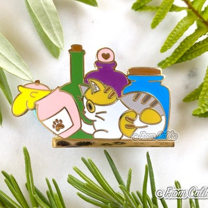 Potion Calico Cat Hard enamel pin