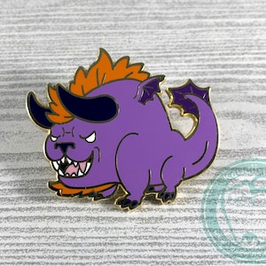 Final Fantasy Monster Enamel Pins Marlboro Behemoth Flan Bomb Iron Giant image 4