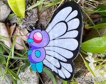 Butterfly Video Game Anime Hair Claw - Etsy display picture 2