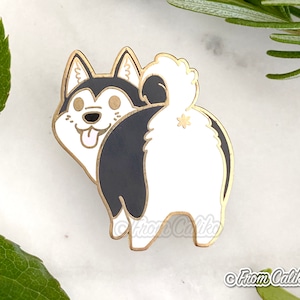 Husky Dog Hard Enamel Pin